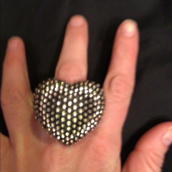 Large fashion heart ring - Picture 6 of 6